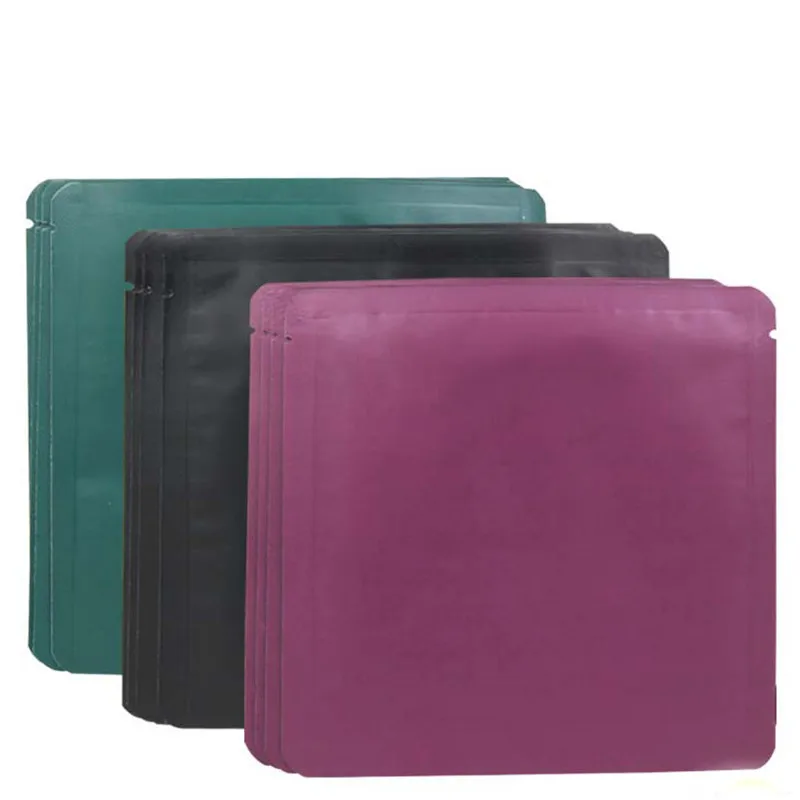 

200pcs Homemade Matte Bag Colorful Aluminum Foil Bag Cosmetic Mask Packaging Bags Flower Tea Coffee Powder Punch Custom Pocket