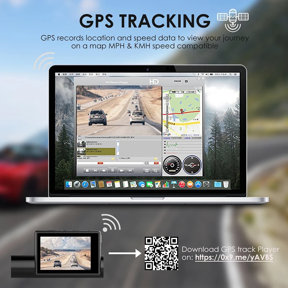 Jimi JC02 WiFi 4K Автомобильный видеорегистратор Ультра 2160P 60fps gps ADAS DVR камера рекордер 3