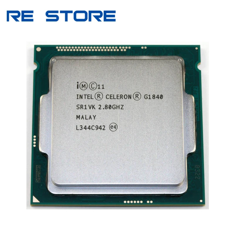 Двухъядерный процессор Intel Celeron G1840 2 8 ГГц Мб кэш-памяти SR1VK SR1RR LGA 1150 Tray | Компьютеры