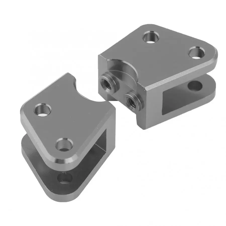 2шт Алюминиевый сплав тяговое сиденье для стержня с 4 шт. Винты/гайки RC