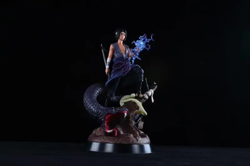 32 см Наруто Саске статуя в форме змеи ПВХ Фигурки игрушки Аниме героя мультфильма