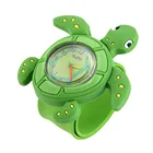 Милые детские часы Reloj, новые милые часы с мультяшным животным Черепаха, силиконовый браслет, часы для маленьких мальчиков и девочек