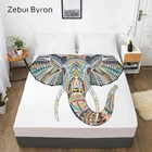 Простыня Натяжная в богемном стиле, простыня эластичная двойнаяполнаядвуспальнаяиндивидуальная, 3D наматрасник 135150180160x200, Прямая поставка