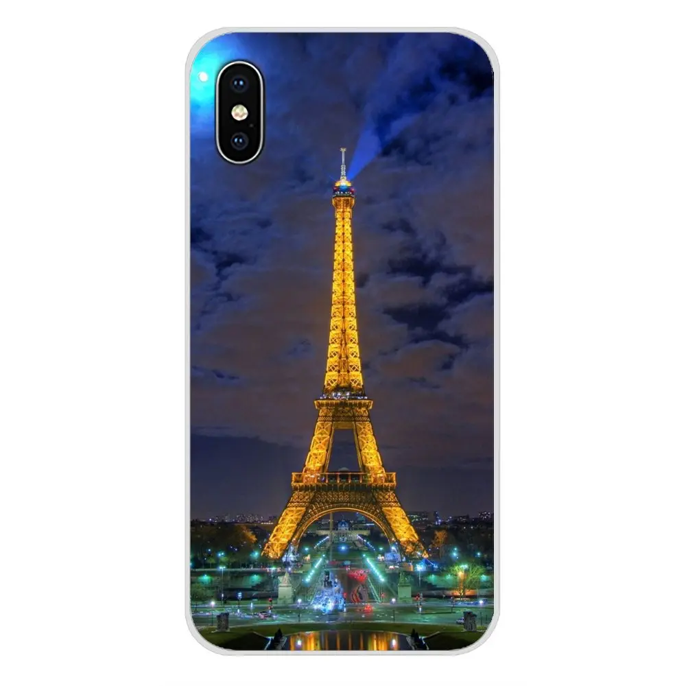 Для Apple iPhone X XR XS 11Pro MAX 4S 5S 5C SE 6S 7 8 Plus ipod 5 6 Новый стиль романтическая Париж Эйфелева