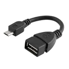 Новый хост-Кабель Micro USB OTG с 1 входом штырь на 2 выхода гнездо, Кабель-адаптер, популярный конвертер для Android, конвертер для смартфона