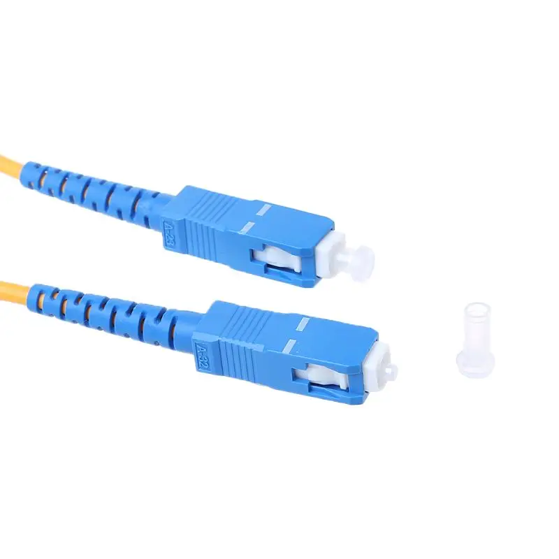 

3mm Jumper Wires SC/UPC-SC/UPC-SM Fiber Optic Jumper Cable Single Mode Extension Patch Cord, 1,3,5,10m Optional