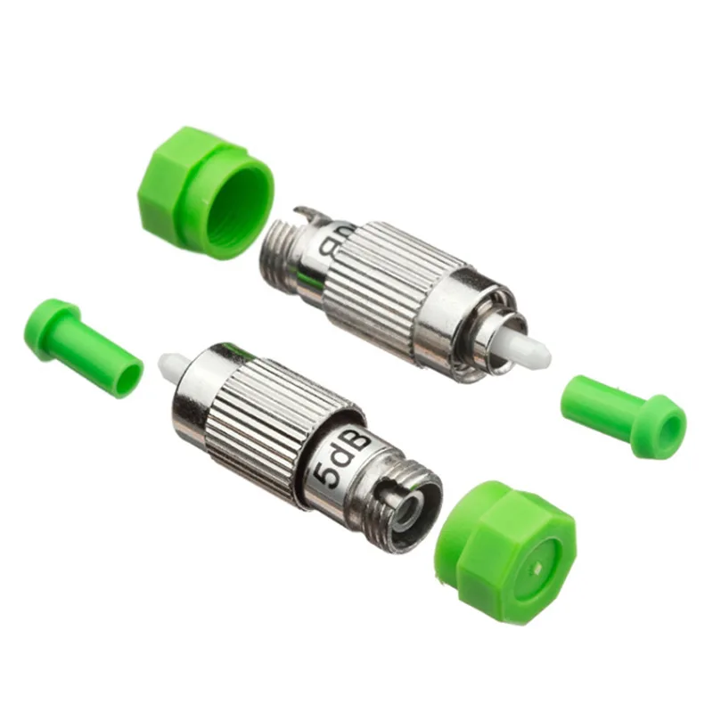 

2pcs FC/APC Attenuator Flange Connector Fiber 5DB
