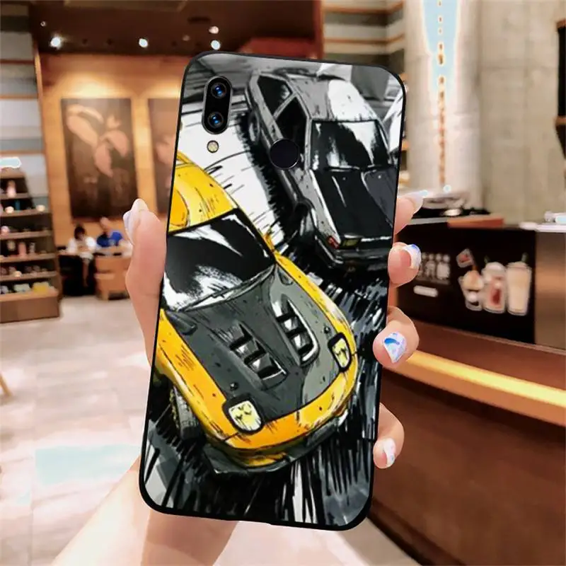 

Japan anime initial d JDM Drift Phone Case For Xiaomi Redmi note 7 8 9 t k30 max3 9 s 10 pro lite