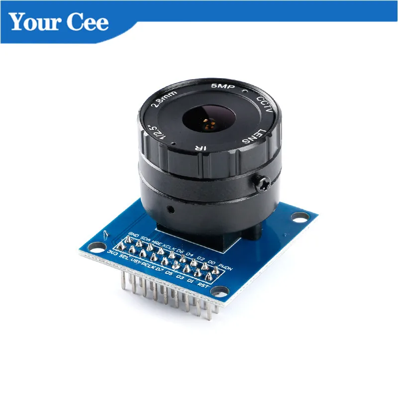 Модуль камеры OV7670 SCCB IIC I2C интерфейс RwRGB RGB YUV YCbCr выход 3 В Регулируемый Макро