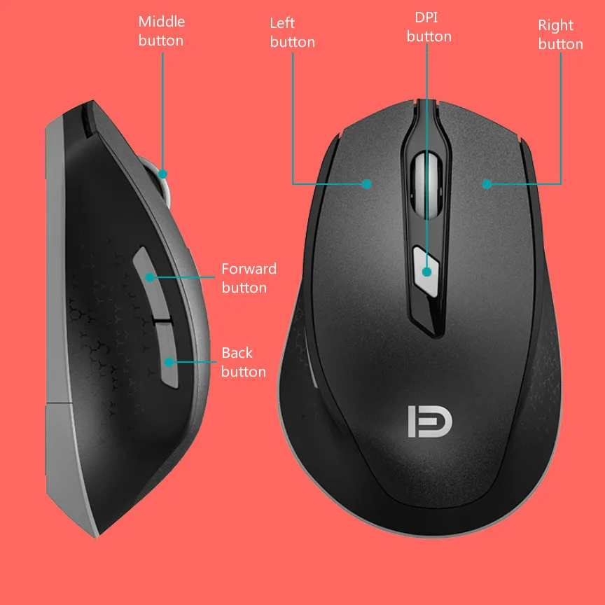 Беспроводная мышь 2 4G i365 Notebook интеллектуальная энергосберегающая модная бизнес