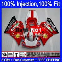 injection body for ducati 748 853 916 996 998 s r 94 95 96 97 98 99 122mc 0 748s 998r 1994 2000 2001 2002 fairing factory red