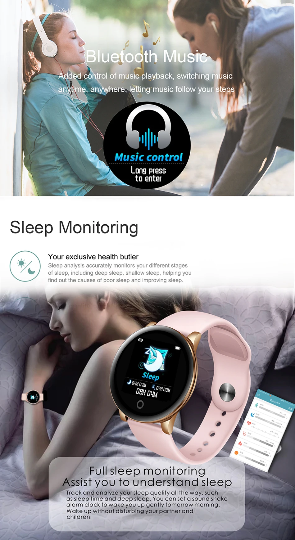 Reloj новые фитнес умные наручные часы для мужчин и женщин для iPhone устройство слежения за кровяным давлением шагомер часы smartwatch