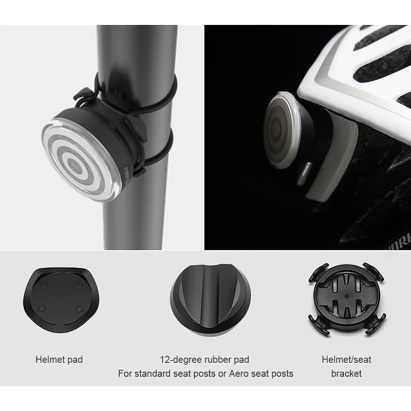 

Raz Pro Smart Bike Tail Light Brake Alerts Auto-Group-Sync Bicycle Taillight with Light Sensor for Seatpost Saddle Lamp 2020 New