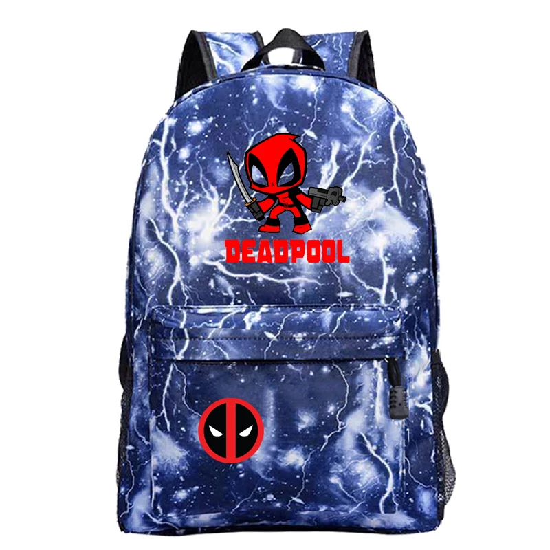 Marvel рюкзак Дэдпул ежедневный ноутбук сумка школьная сумка для подростков мальчиков девочек рюкзак для косплея Mochila Мужская и Женская дорожная сумка