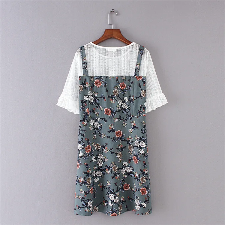 Кружевное осеннее платье большого размера 2020 Новое Женское весеннее офисное