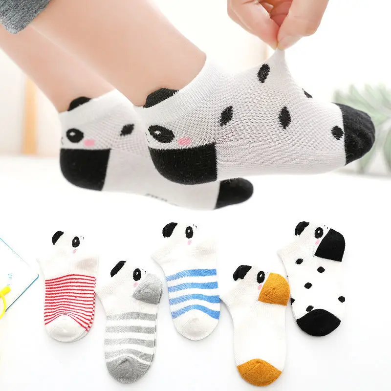 

5 Pairs Baby Boy Girl Cotton Cartoon Newborn Infant Toddler Kids Soft Floor Socks