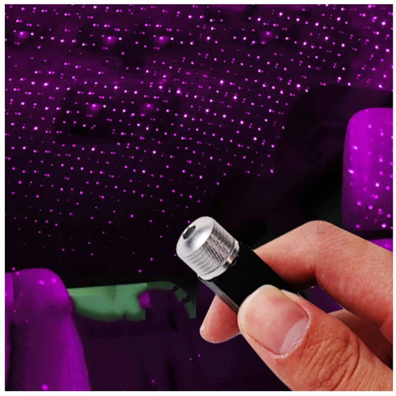 

Car USB Atmosphere Light Starry Sky Atmosphere Star Light Suitable for Indoor and Outdoor Projector Lights Auto Accessories