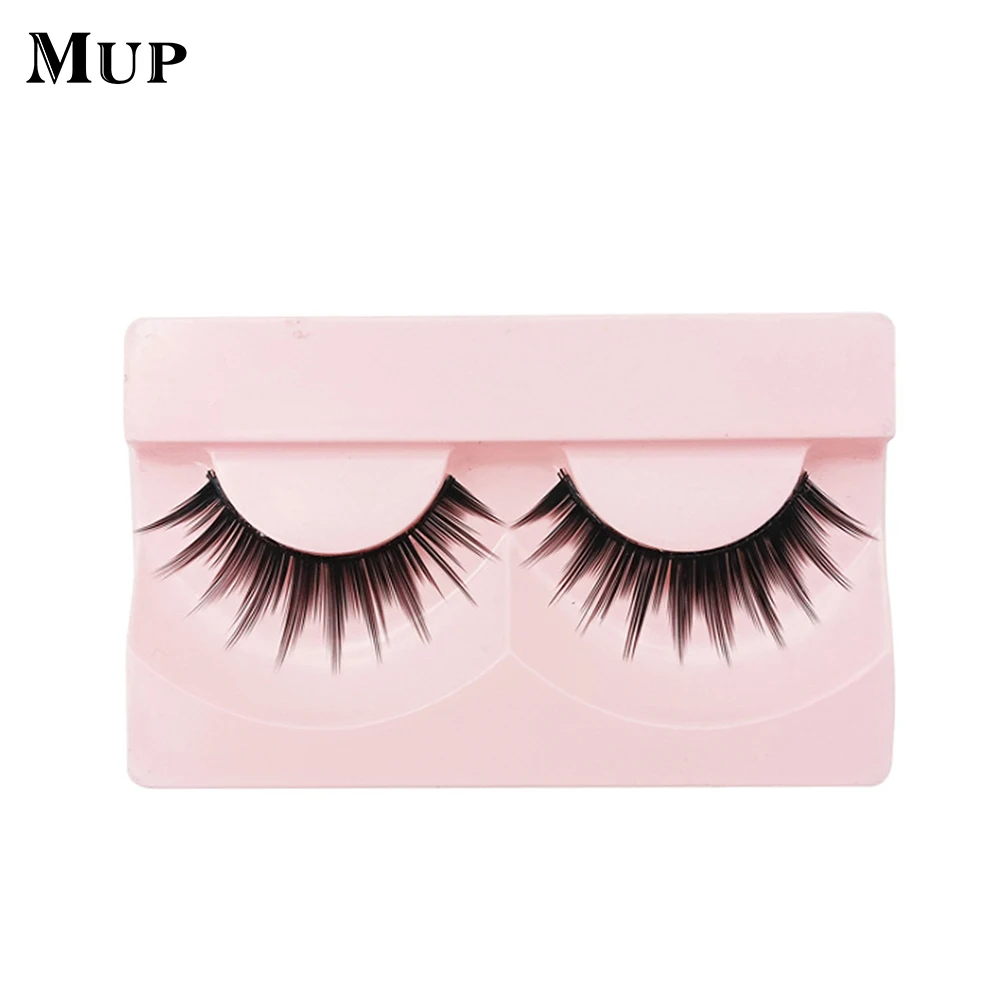 Объемные Накладные ресницы 5 пар натуральные Мягкие пушистые тонкие длинные