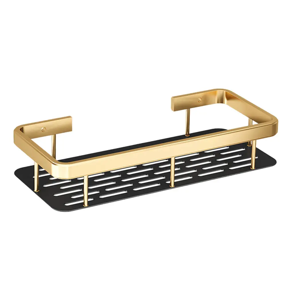 

Wall Mounted Shower Caddy Bath Organizer Shelf Heavy Duty Adhesive Shower Caddy Basket Rustproof Tidy Tray for Bathroom Kitchen