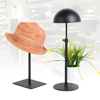 10pcs/lot Fashion metal Black Hat Display Rack Stand Metal Hat Hanger Cap Hat Display Stand Holder