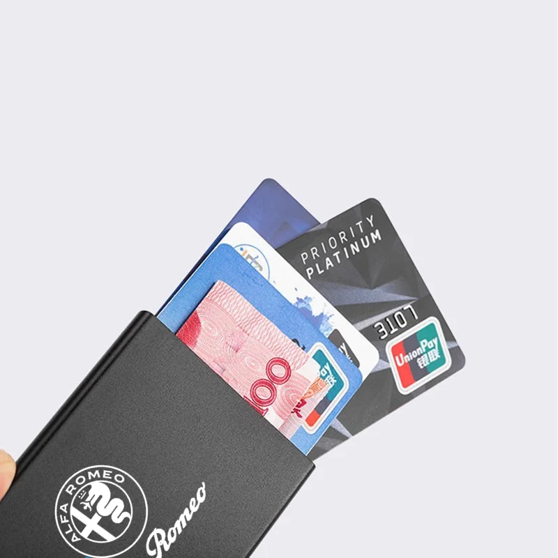 Защита от кражи RFID кредитной держатель для карт тонкий ID карты Чехол считать