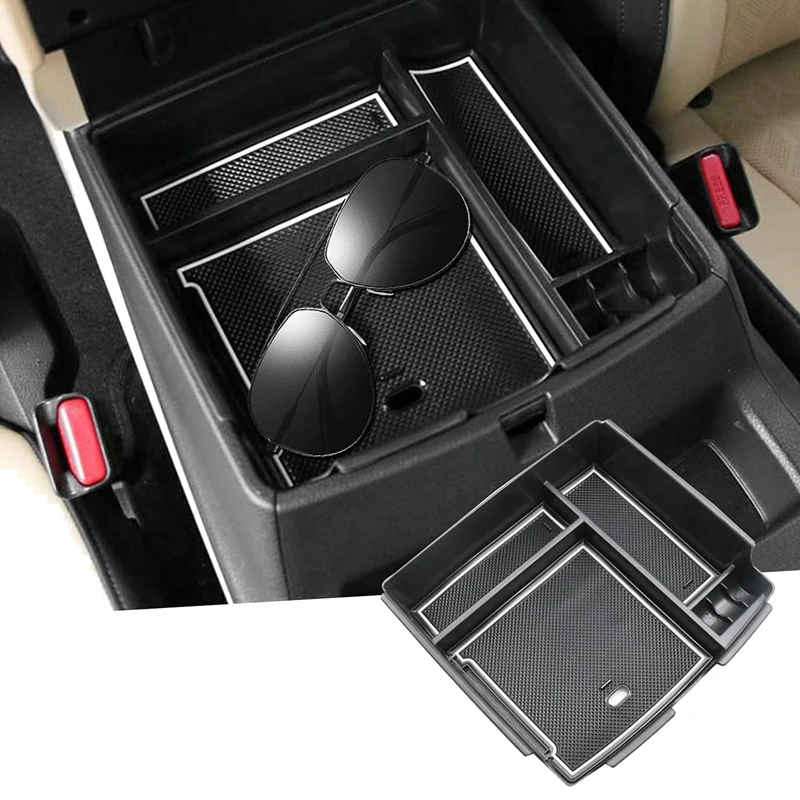 

For Kia Carnival 2021 2022 Central Console Armrest Storage Box Holder Interior Organizer Glove Tray Insert Accessories