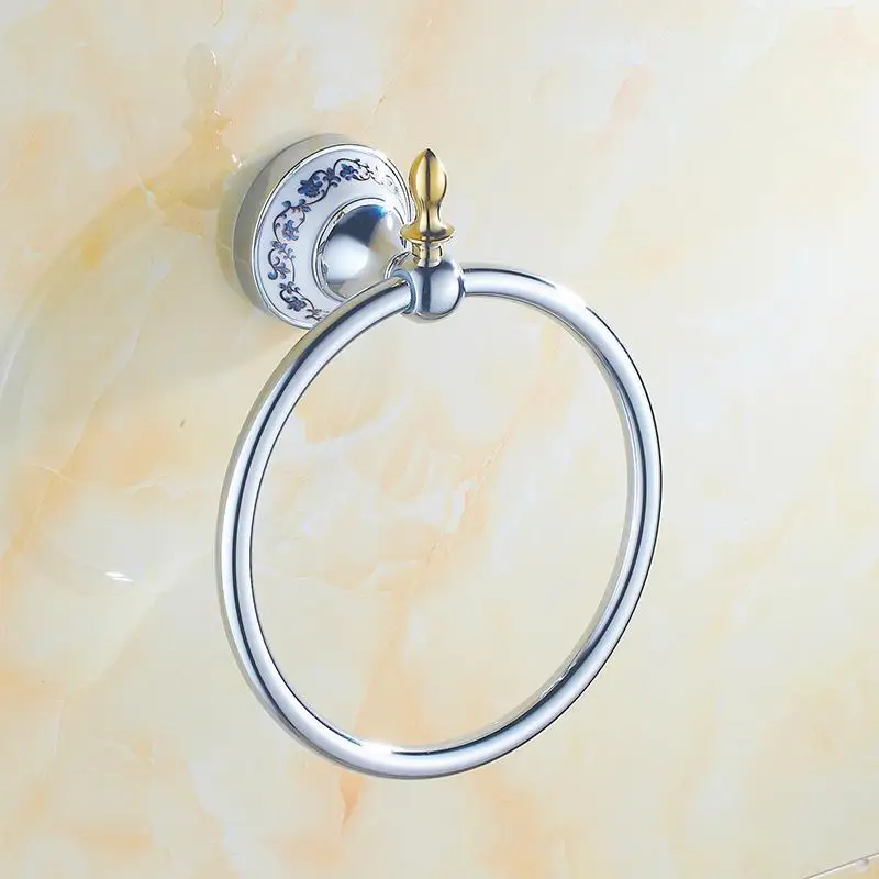 Настенная Полка для полотенец в европейском стиле|Кольца полотенец| |