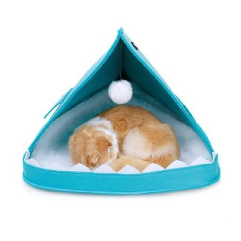 

Felt Pet Litter Shark-shaped New Felt Cloth Cat Litter Kennel Sleeping Litter Cat Cat Supplies Small Dog Cat