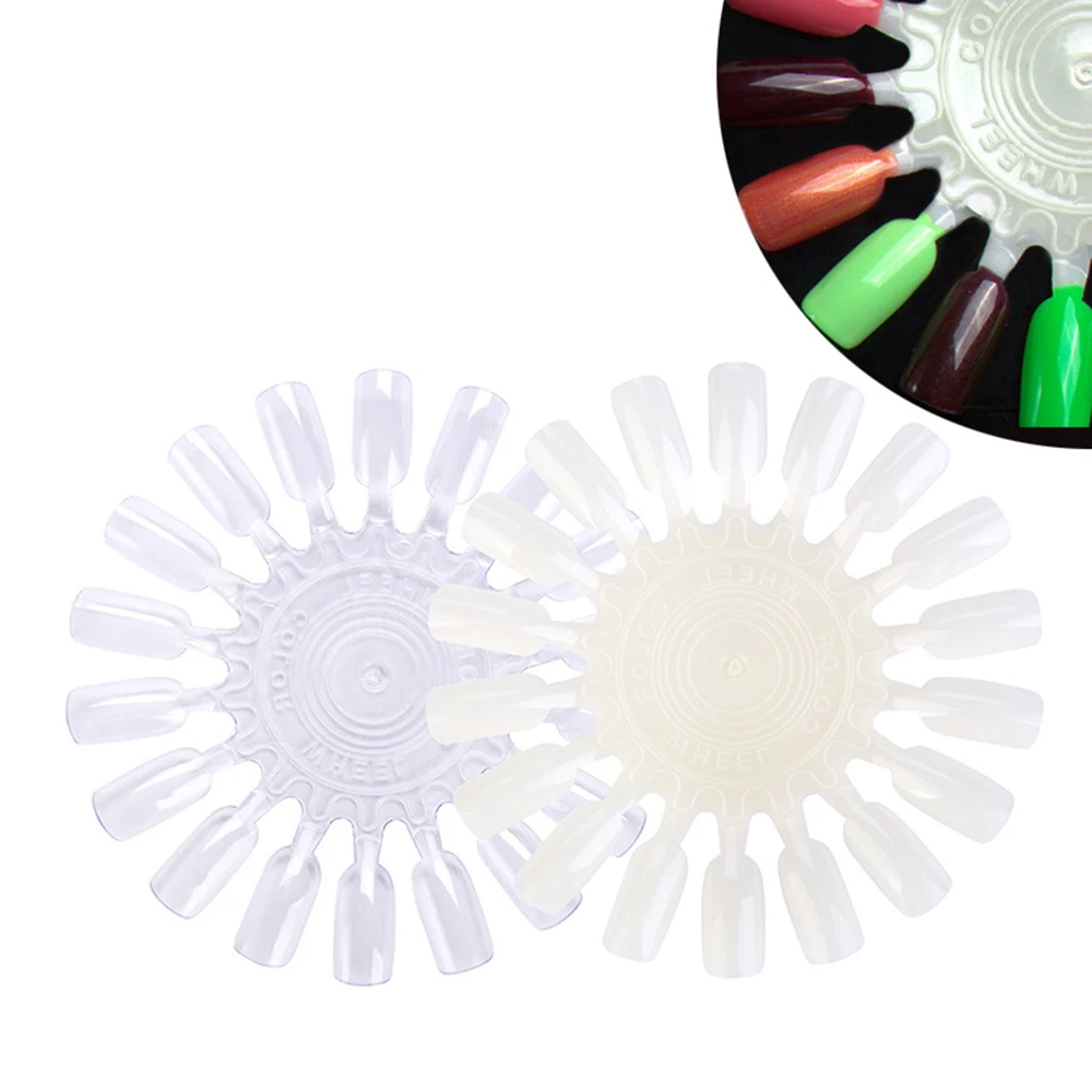 Палетки для лака ногтей дисплей доска круглый цвет пластины лаки swatch (18 часов