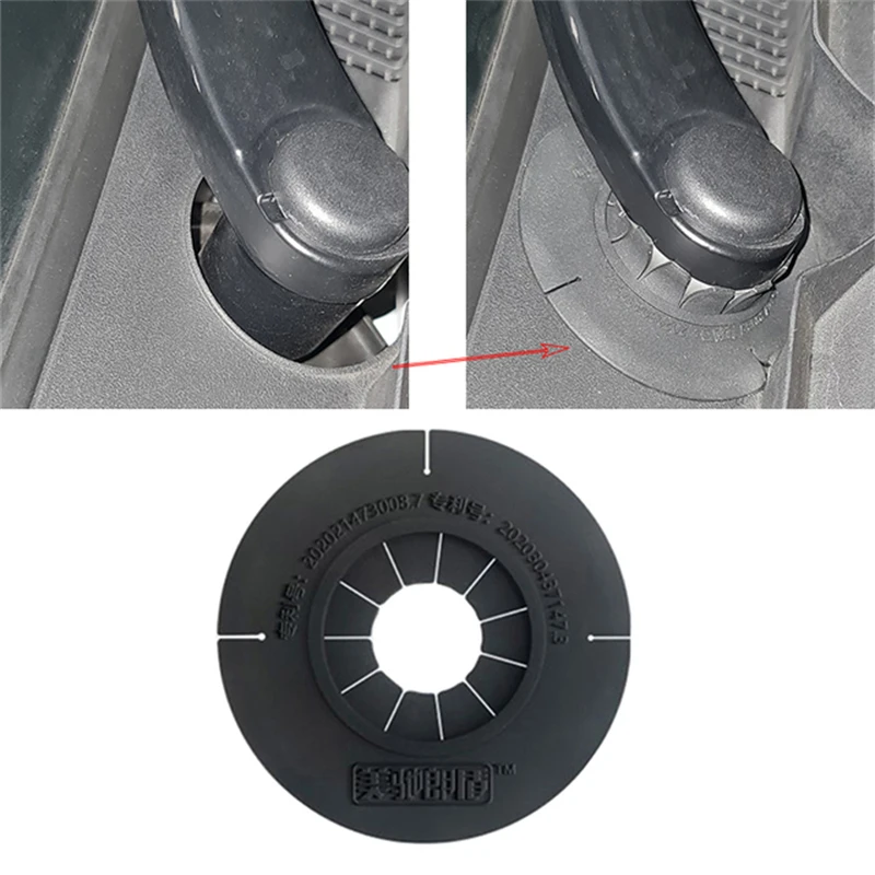 

2pcs Car Windshield Wiper Arm Bottom Hole Protective Cover Silicone Pad For Prevent Debris Falling Into Vehicle Accessories