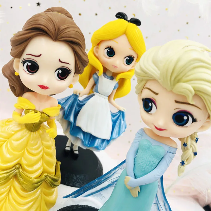 Кукла Принцесса DISNEY Q кукла Рапунцель Эльза Анна фигурки игрушки куклы украшение