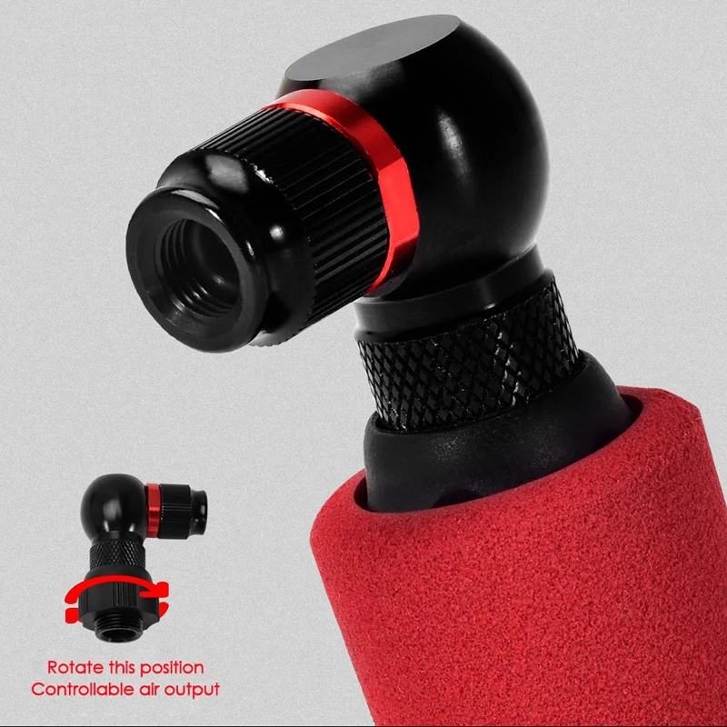 

Mini Bicycle Pump Inflator MTB Road Bike CO2 Inflatable Head Adapter Cycling Tire Pump Metal Bicycle Accessories
