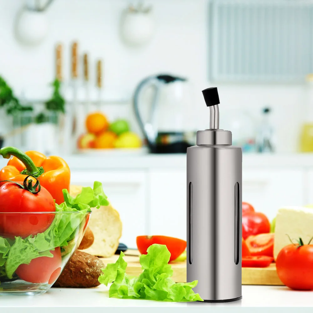 200 мл из нержавеющей стали визуально герметичный соевый соус уксус горшочек