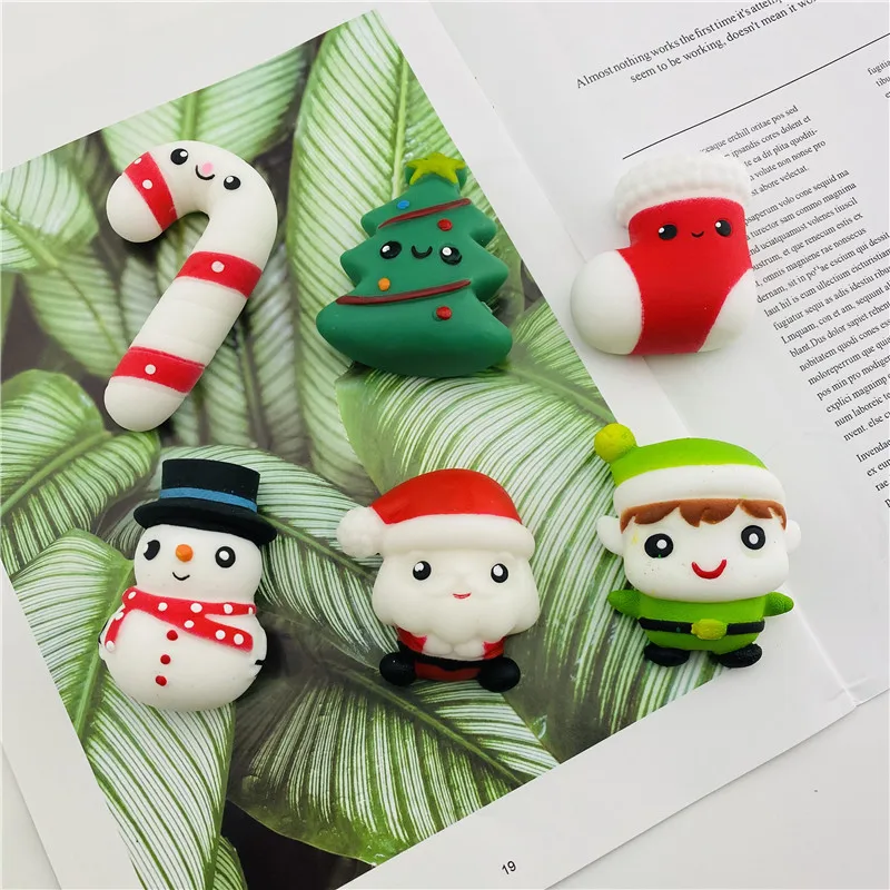 Christmas Gifts Decompression Toy Vent Soft Rubber Toys Christmas Gifts