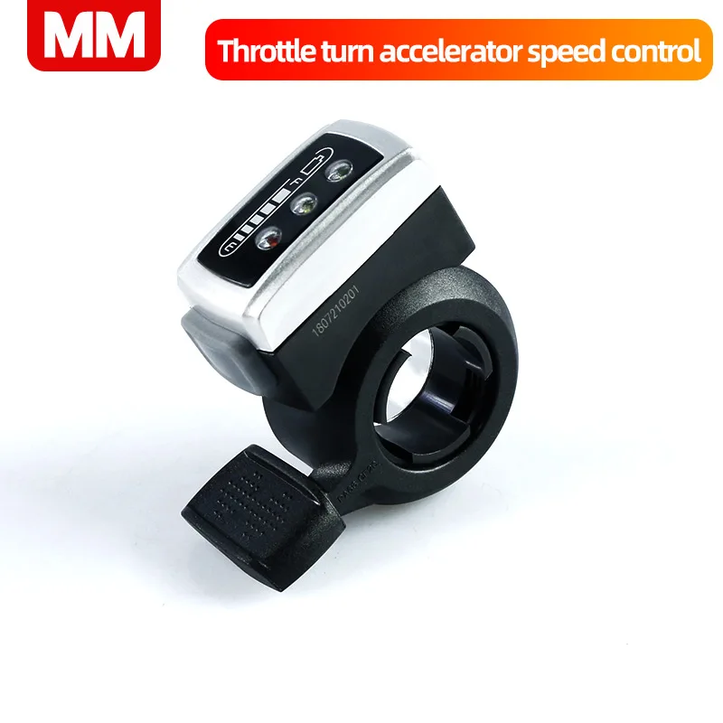 Электрический велосипед большой палец регулятор скорости светодиодный дисплей