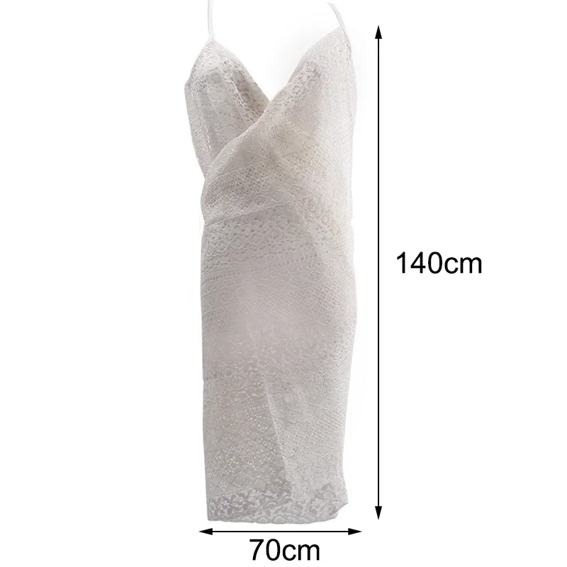 

Hollow Out Beach Cover-Ups Sexy Dress Women Summer Fashion Solid Color Loose Big Size Backless Sleeveless Deep V Neck Beach Wear