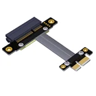 PCIE Riser 17 см компьютерная видеокарта PCI Express соединительный кабель Райзер карта PCI-E 1x до 4x гибкий кабель удлинитель адаптер Новый