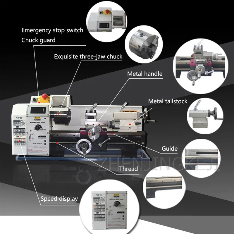 

CNC Milling Machine Lathe Woodwork Wood Lathe Mini Milling machine Precision Automatic Lathe Machine Tool Meter Machine Tools