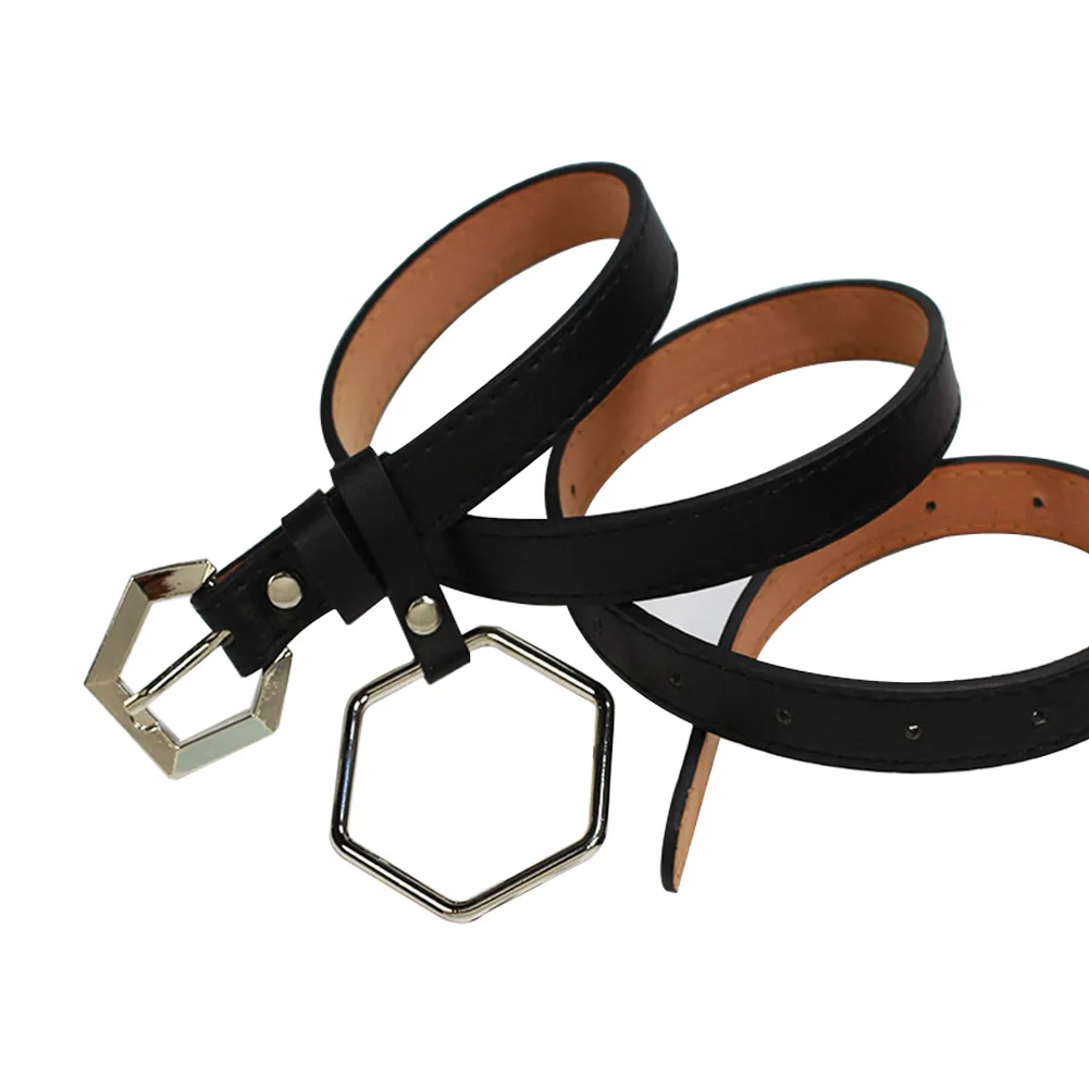 Женский Простой повседневный ремень для джинсов Модный Дикий булавка пряжка