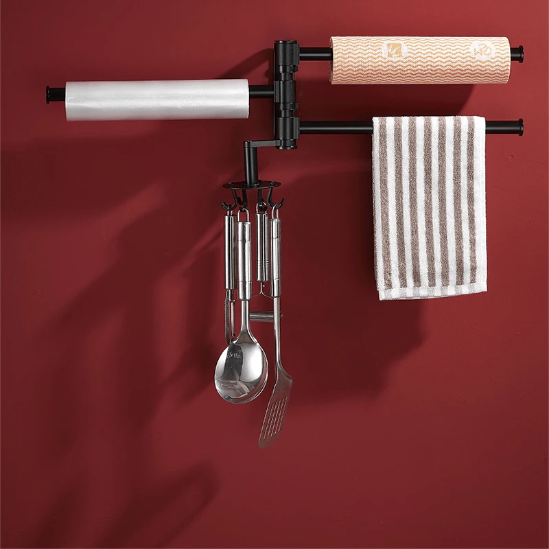 1/2/3 слоев вешалка для полотенец из нержавеющей стали Вращающаяся башня настенный