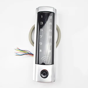 rfid standalone touch access controller metal keypad rfid 125khz em door lock access control system with ip65 waterproof free global shipping
