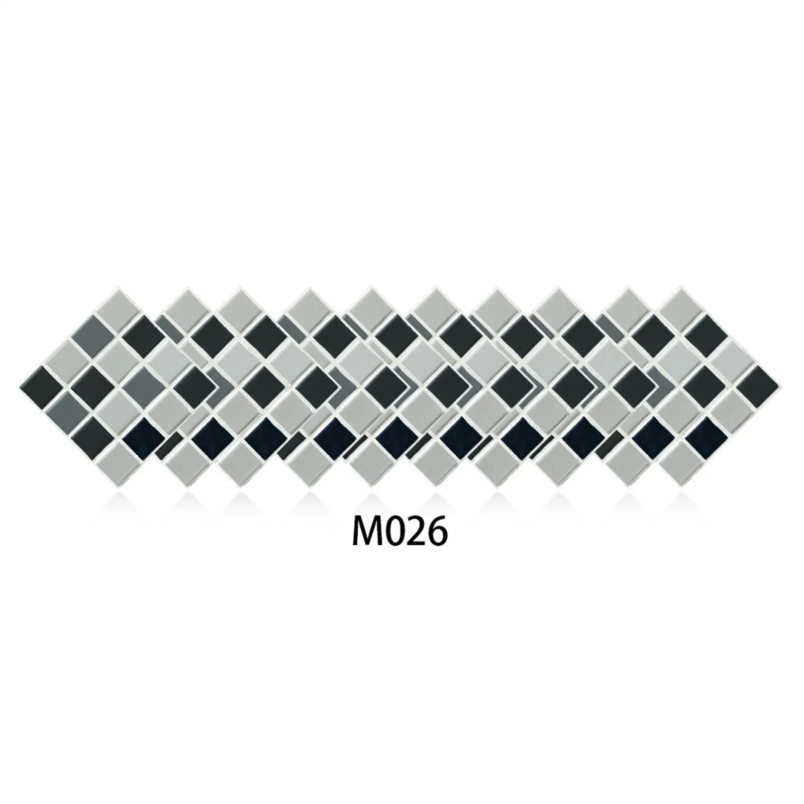 

10 pieces of 3D retro pattern mosaic surface tile stickers transfer kitchen bathroom table floor wear-resistant wall decals