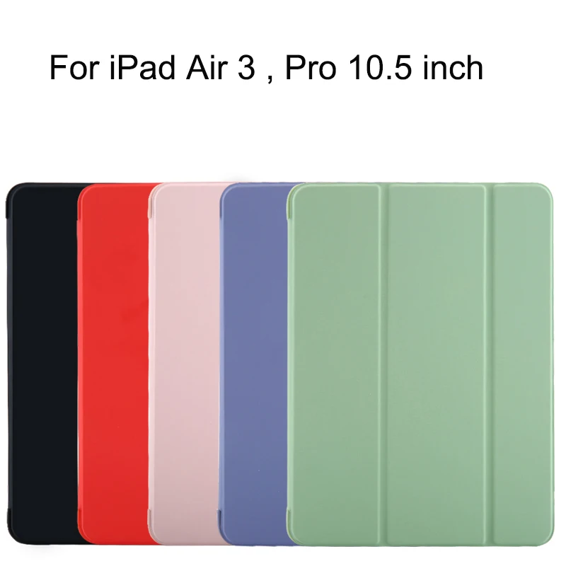 

New Case For iPad Air 3 Pro 10.5 inch 2019 Ultra Slim Flip Stand Silicone Soft Smart Cover Sleeve with Wake up / Sleep Function