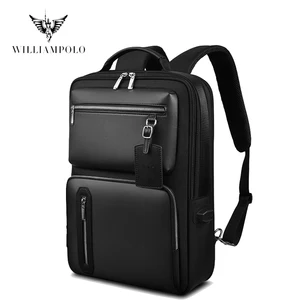 Рюкзак WILLIAMPOLO PL197158 мужской, из микрофибры, для ноутбука 17,3
