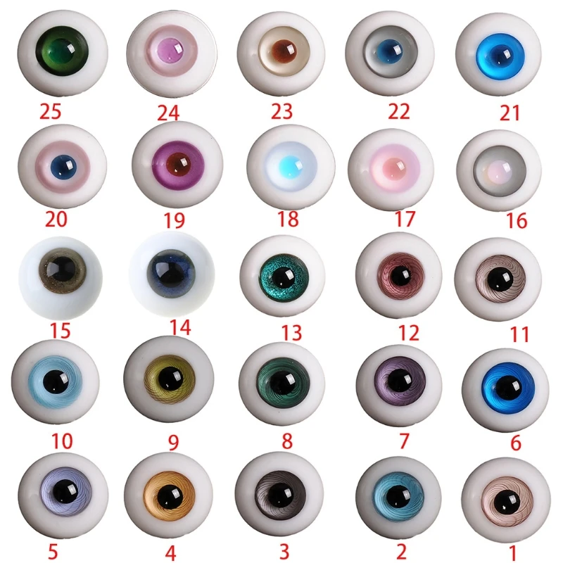 

14mm Bjd 1/3 1/4 Doll Glass Eyes Doll Accessories Glasss Doll Eyeball