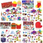 Набор игрушек pop Its Fidget Kit дешевый сюрприз календарь для нового года