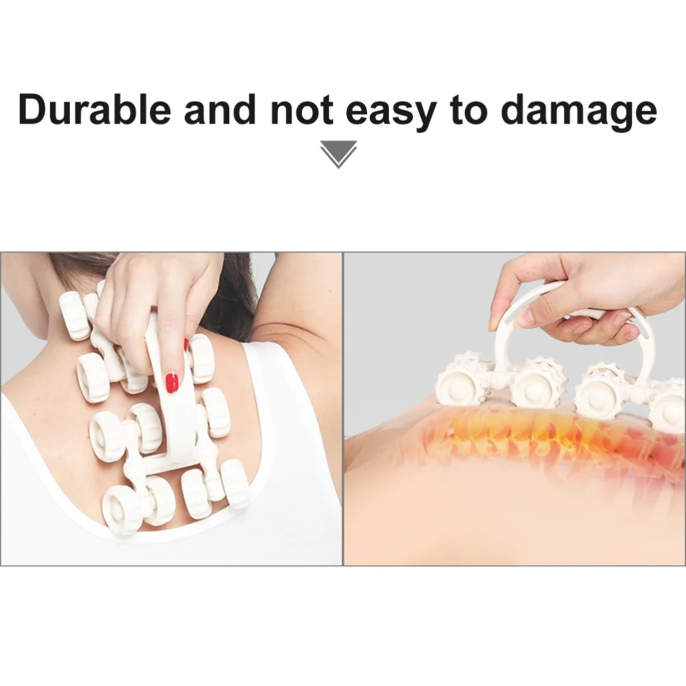 

1PC Manual Roller Massager Multi-purpose Spine Neck Back Massager (Non-magnetic)