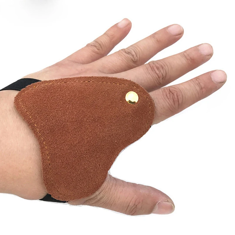 

Bow And Arrow Archery Handguard Brown Fleece Mini Wear-resistant Microfiber Handguards Shooting Traditional Recurve Protector