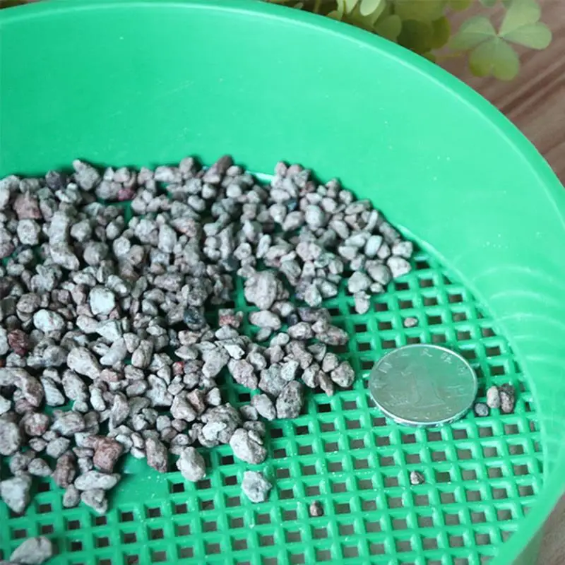 Зеленый пластиковый сетчатый сито фильтр прочный мини светильник для сада