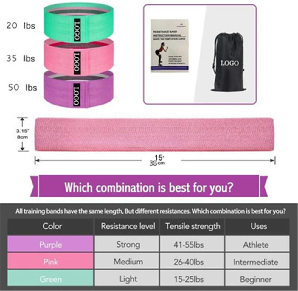 Прочный тянущийся браслет для занятий йогой анти скользящий фитнес спортом